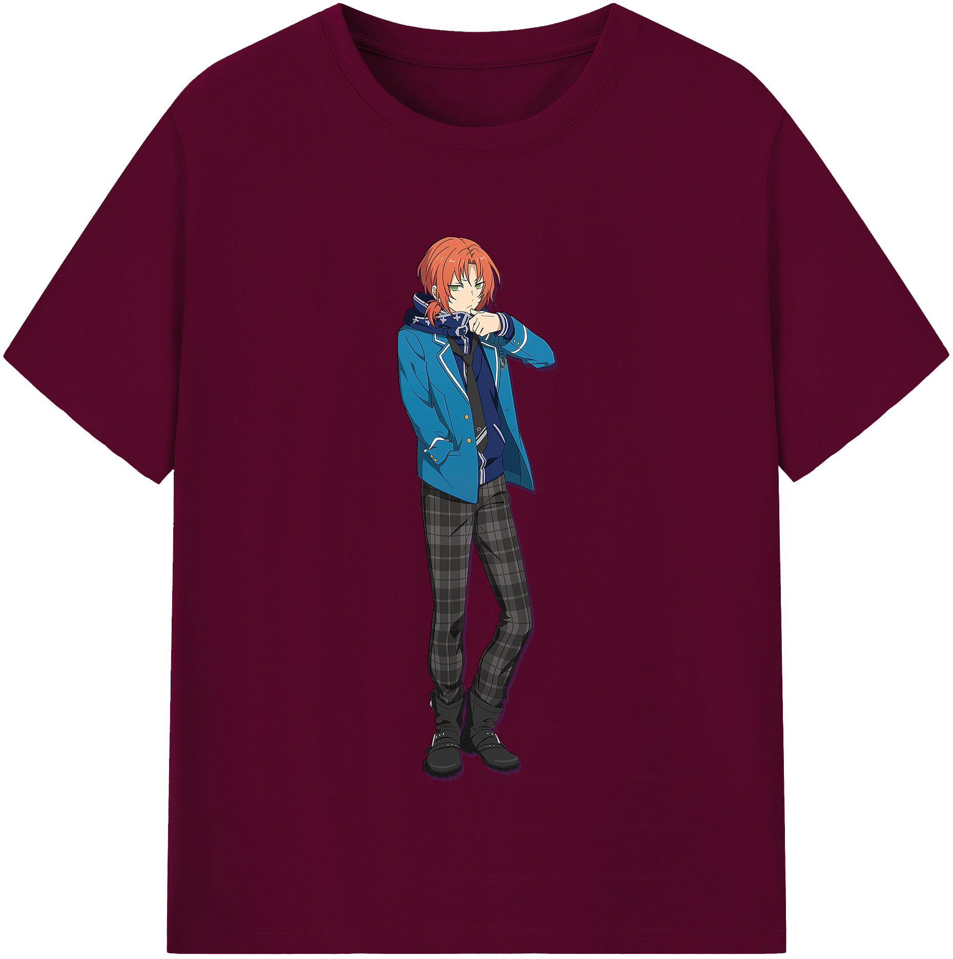 （画像用） あんさんぶるスターズ! Ensemble Stars レディースカジュアルプリントTシャツ（綿100％）